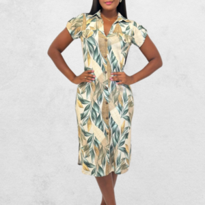 Chemise Midi - Verde Oliva