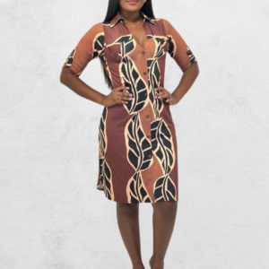 Chemise Midi - Folhagens de Outono